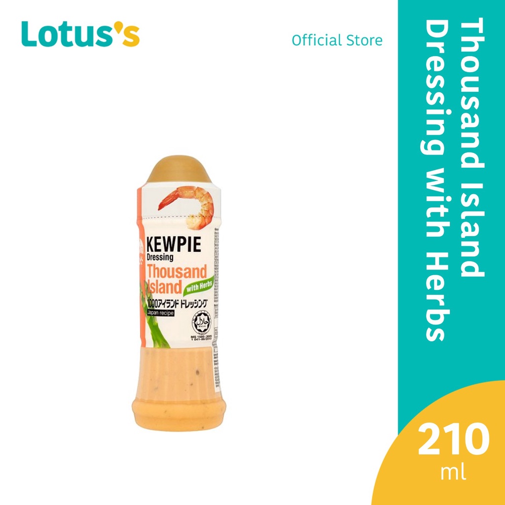 Kewpie Thousand Island Dressing With Herbs 210ml Shopee Malaysia