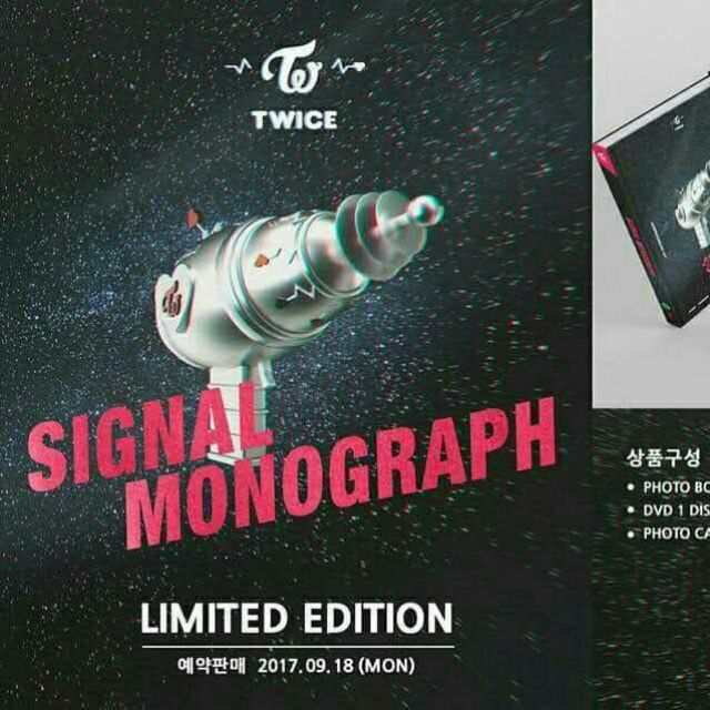 TWICE SIGNAL MONOGRAPH [LIMITED EDITION] | Shopee Malaysia
