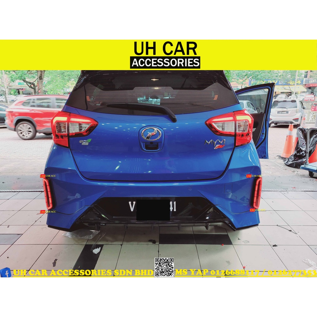 PERODUA MYVI 2022 FACELIFT REAR BUMPER LED REFLECTOR LIGHT LIGHTS LAMP