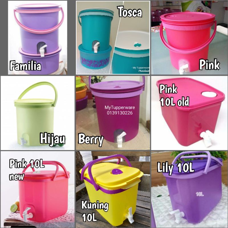SALE Tupperware Water Dispenser Wonder 10L 14L tong air buffet