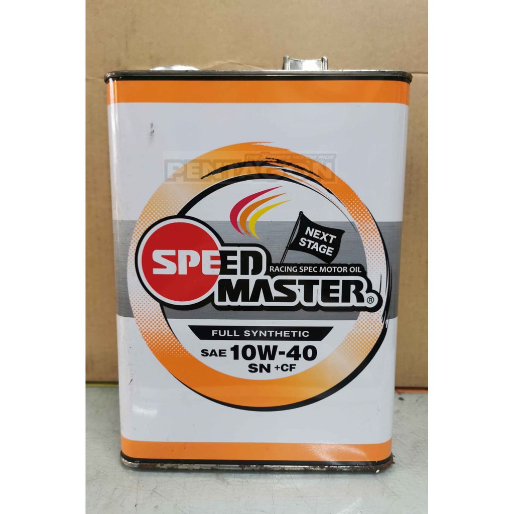 Speedmaster Fully Synthetic Next Stage Series Engine Oil 4L 10w40 5w30 ...
