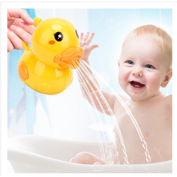 DUCK Water Toys Bathing Toys Mainan Mandi Itik Dengan Pemegang Mainan ...