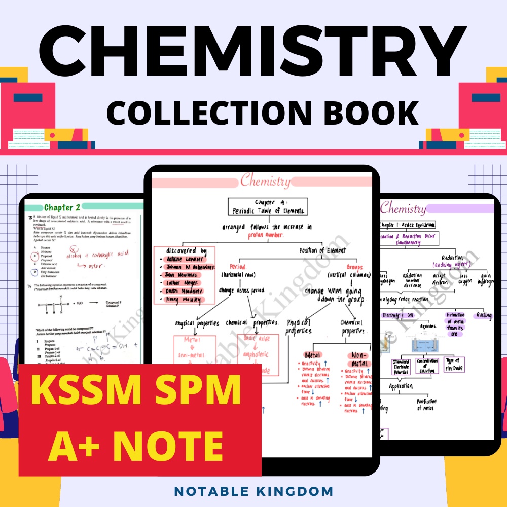 KSSM SPM A+ CHEMISTRY Study Bundle | FORM 4 & FORM5 | PDF | Shopee Malaysia