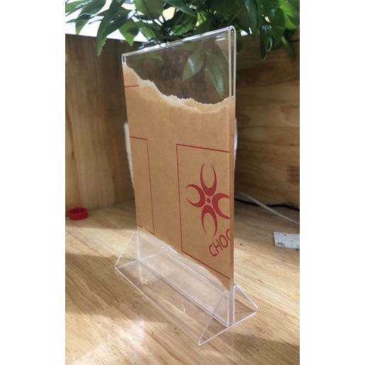Common 100x200mm Desktop Mica Menu Shelf for QR Code | Shopee Malaysia