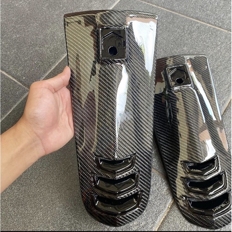 Tie horn cover vespa lx 2v 3v Oget new Carbon kevlar model Shopee Malaysia