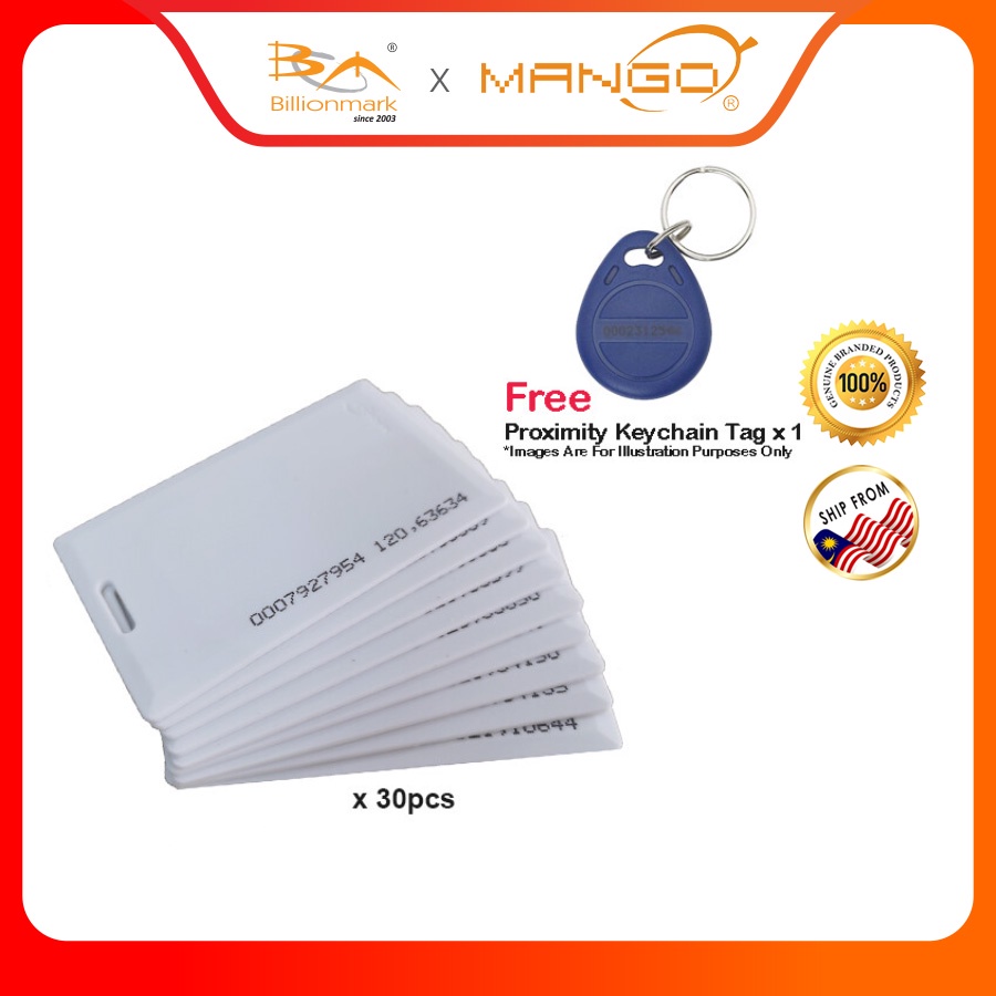 Mango 125Khz RFID Proximity Cards ID Card Door Entry Access 1.8mm ...
