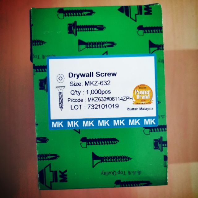 Drywall screw MK brand 6x11/4- 32mm 1000pcs | Shopee Malaysia