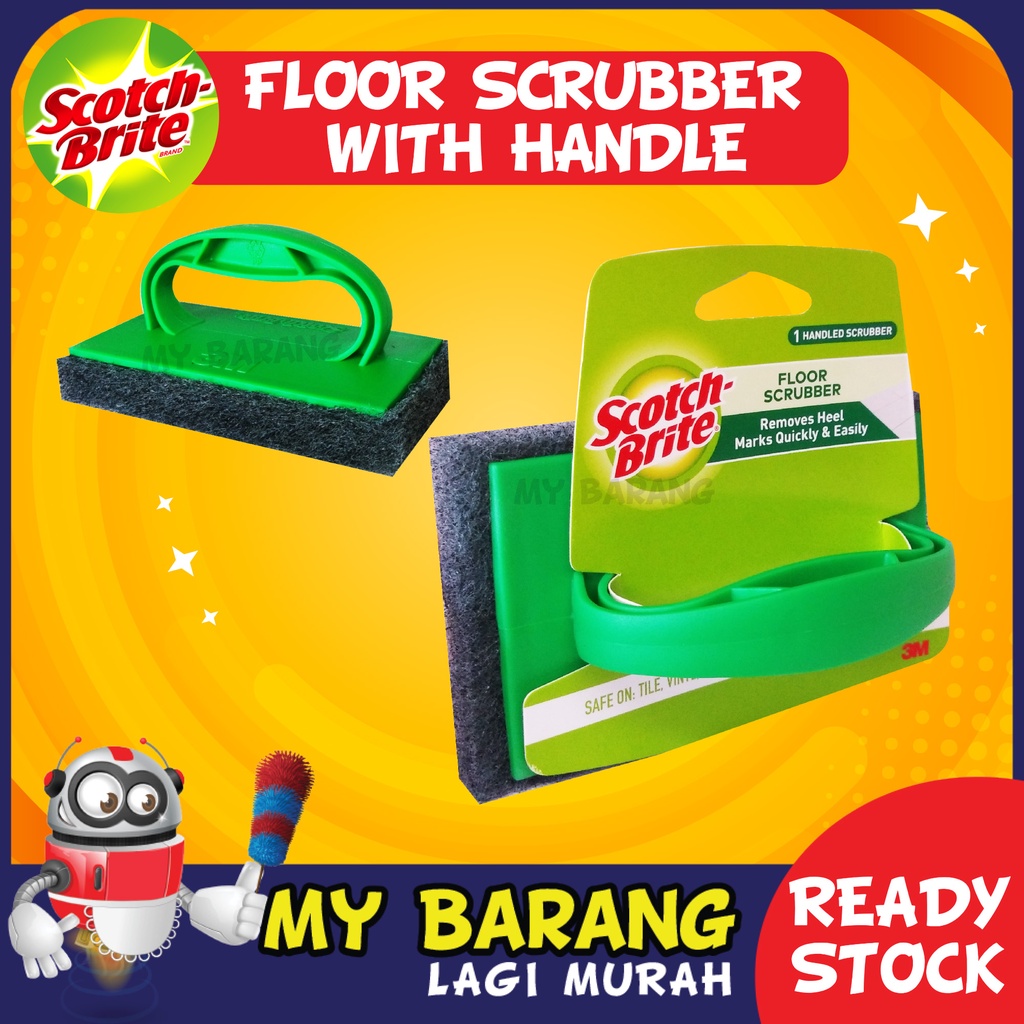 3M Scotch Brite 7722 Floor Scrubber Tile Vinyl Linoleum Laminates Stone Brush 3M™ ScotchBrite