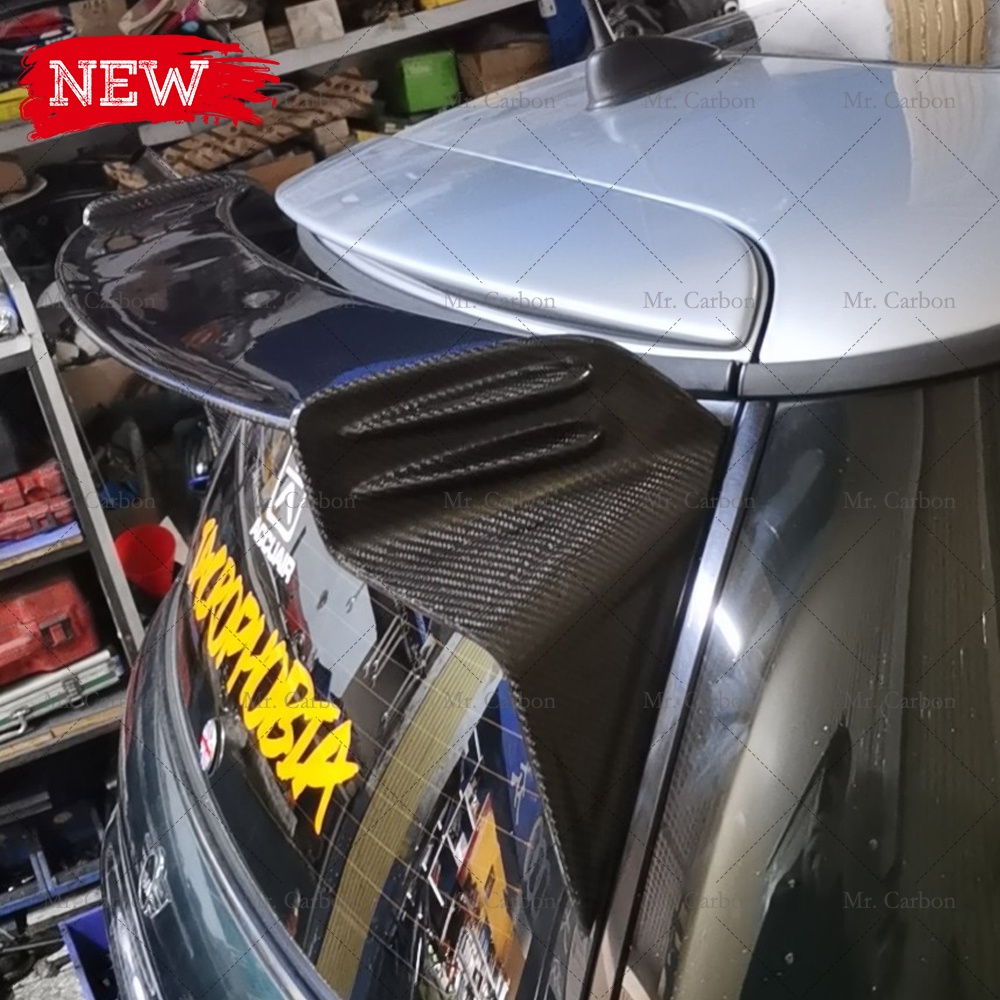 FOR MINI R53 JCW TYPE FIBER GLASS ROOF SPOILER TRIM BODY KIT TUNING