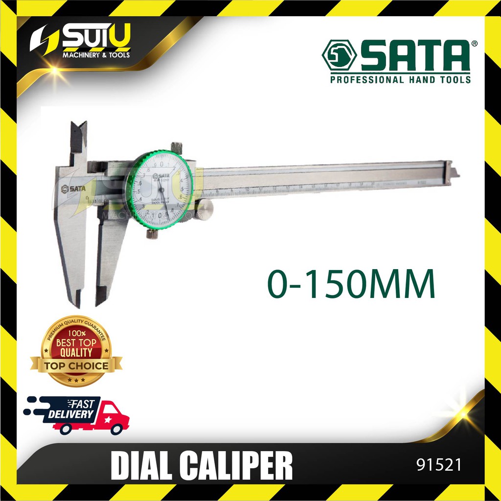 SATA 91521 DIAL CALIPER 0-150MM | Shopee Malaysia