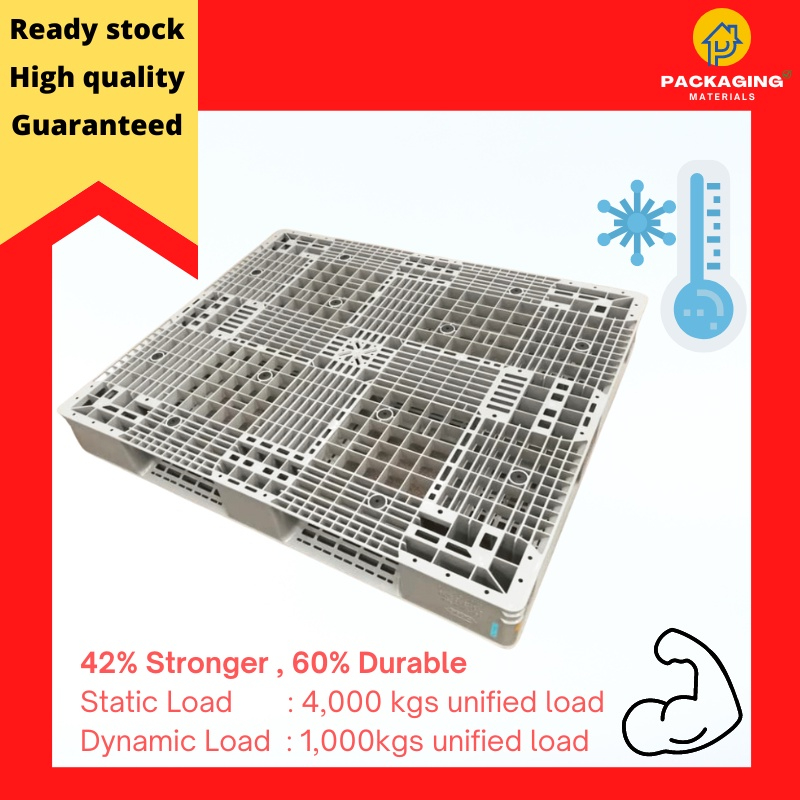 Cold Storage Freezer Plastic Pallet 1000mm x 1200mm x 150mm (1pcs
