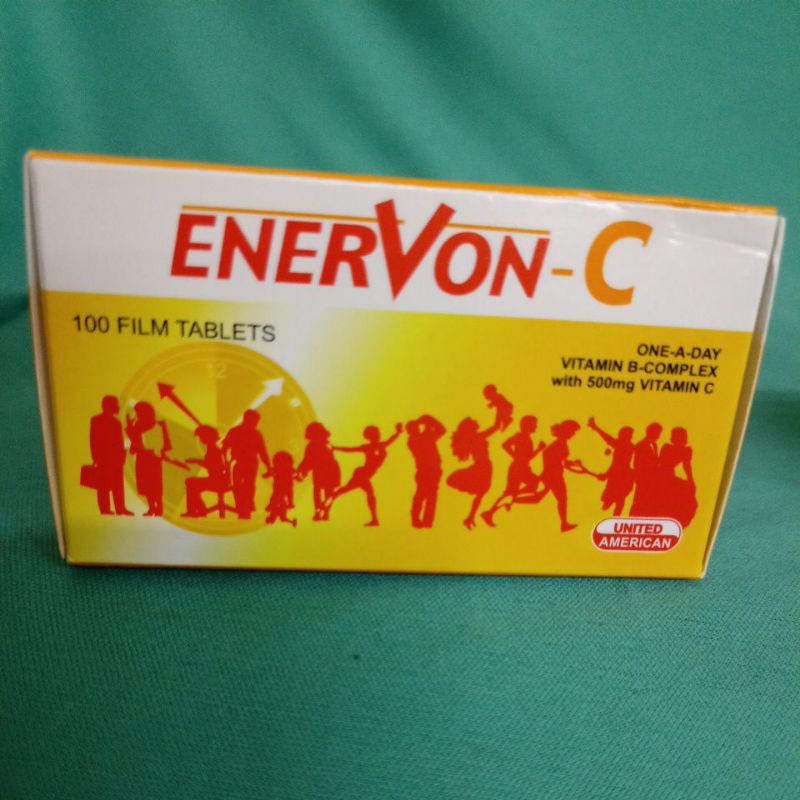 Enervon C Vitamin B Complex with Vitamin C 500mg 100's (exp Dec23)/32s