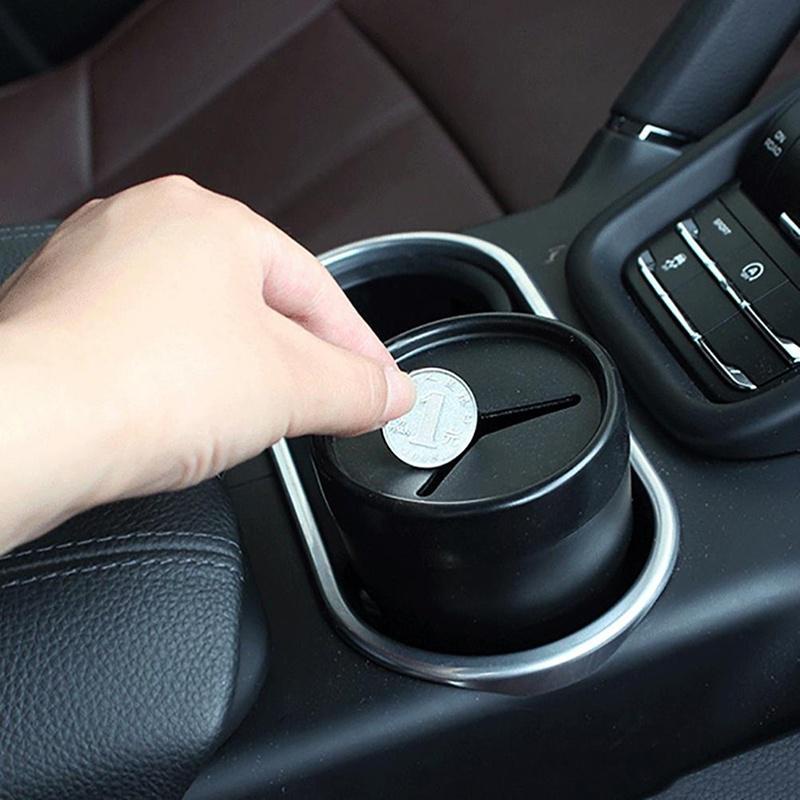 Portable Car Cup Holder Trash Bin Multifunction Mini Pen Tissue Holder