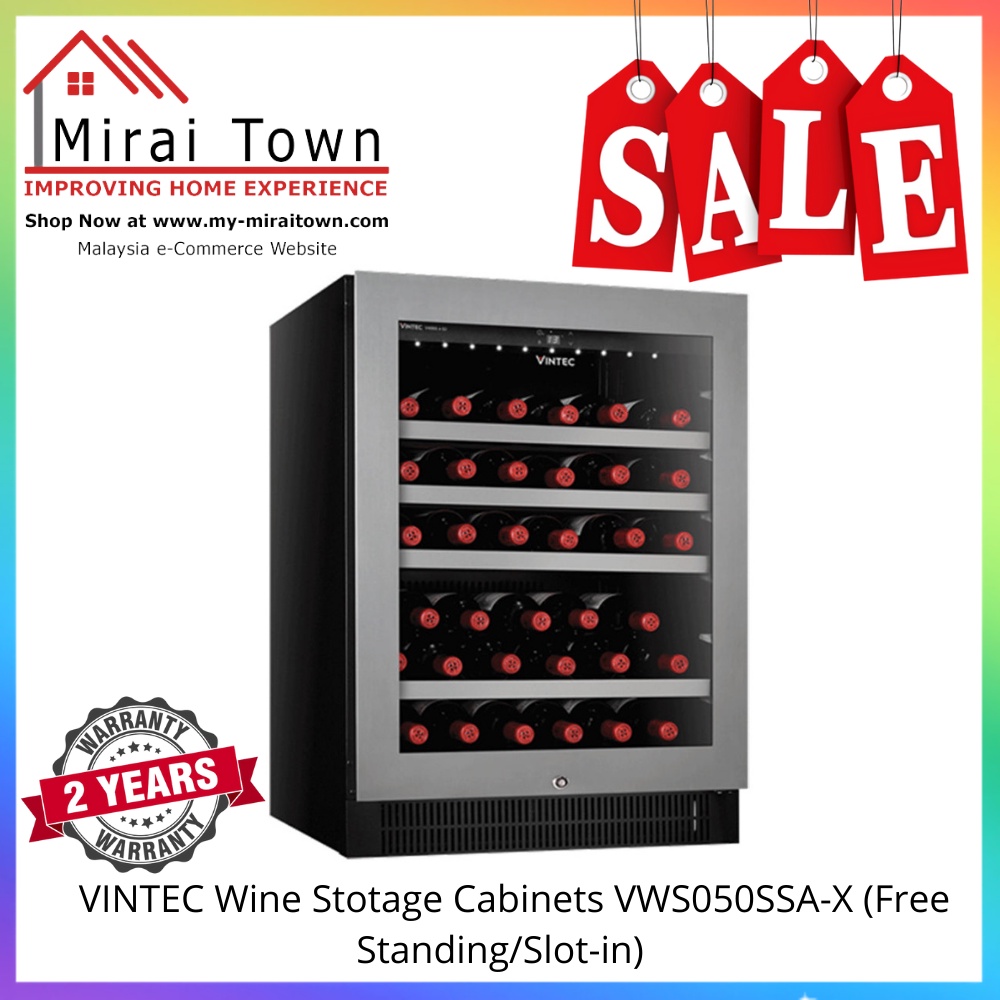 VINTEC Wine Stotage VWS050SSAX (Free Standing/Slotin