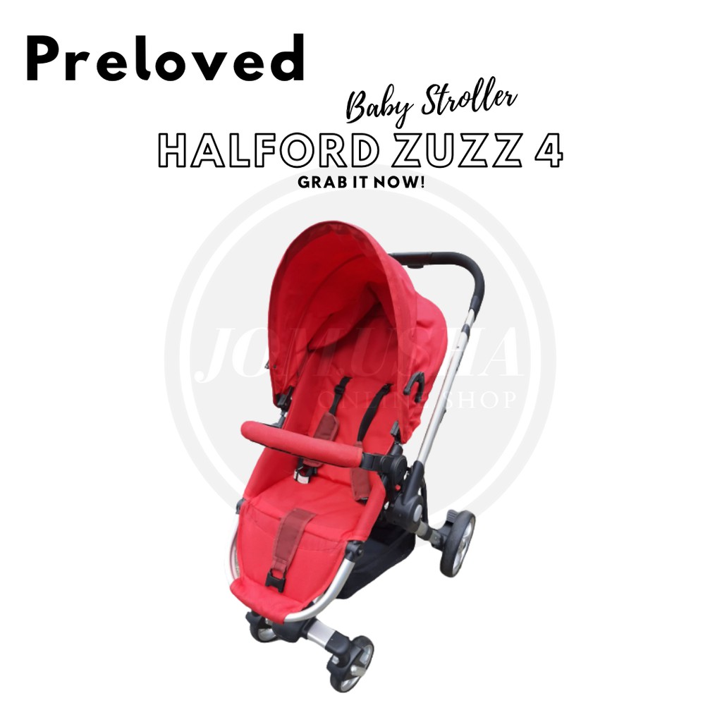 PRELOVED Halford Zuzz 4 Stroller RED KLANG VALLEY ONLY SELF PICKUP Shopee Malaysia