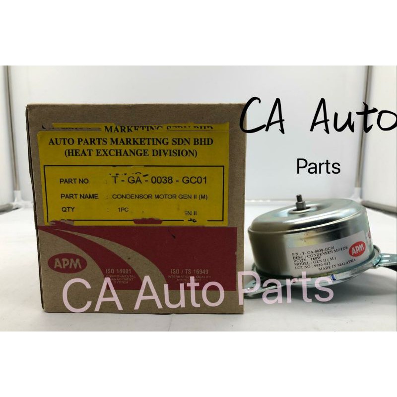 PROTON GEN2(MÀNUAL) APM ORIGINAL CONDENSOR FAN MOTOR (T-GA-0038-GC01 ...