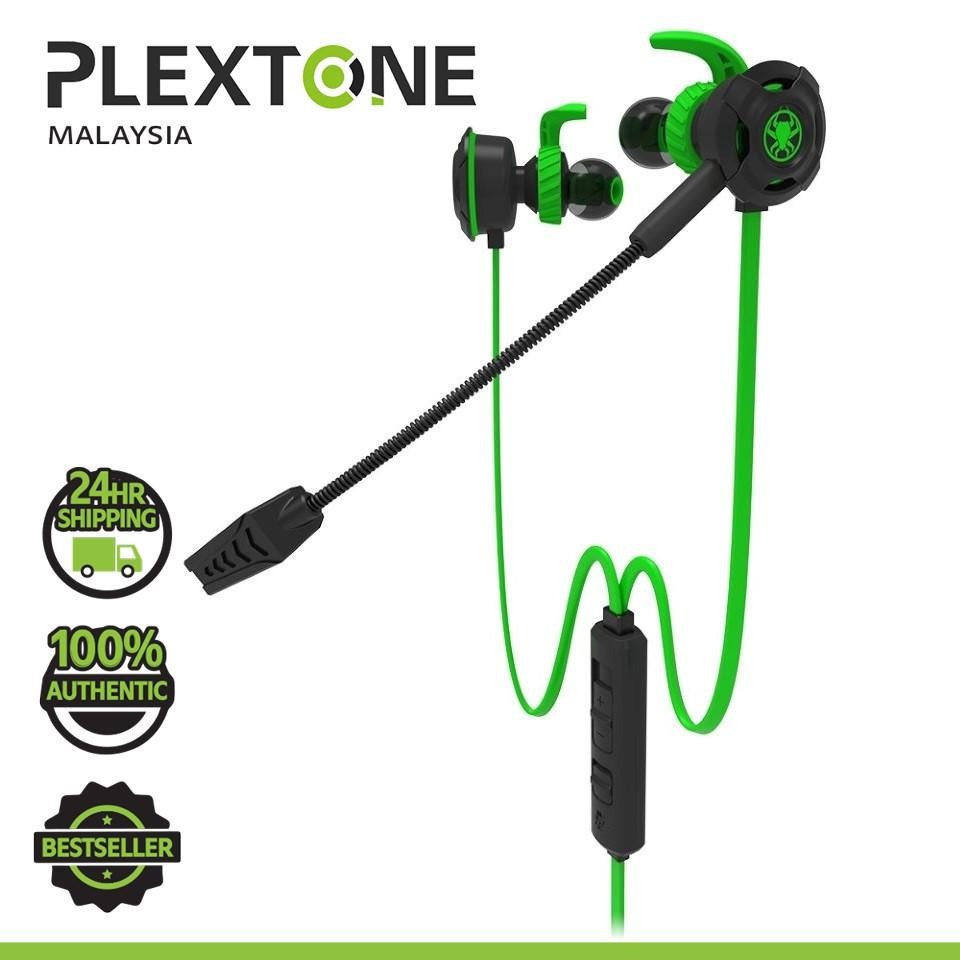 PLEXTONE G30 Gaming Earphone Long Mic Bass HD Stereo Earbud PC PS4