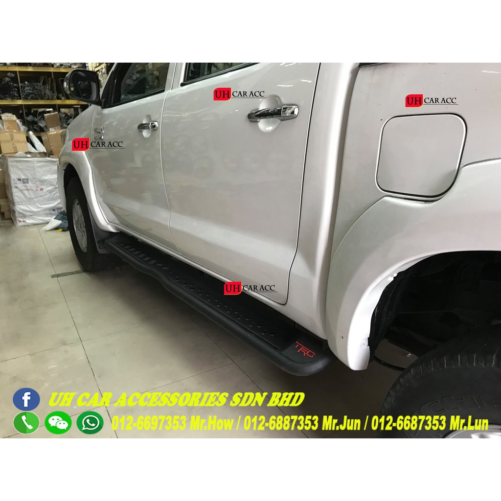 Toyota hilux revo vigo rocco roque 2005 2021 trd door side step