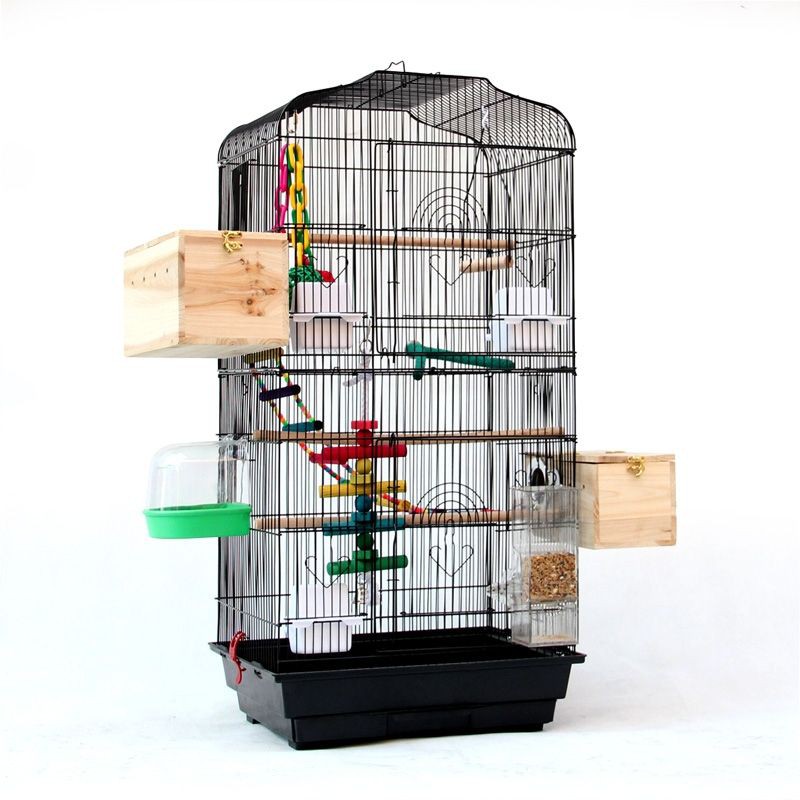 Large Bird Cage Suitable For Ring Neck Cockatiel Budgies Etc With All 