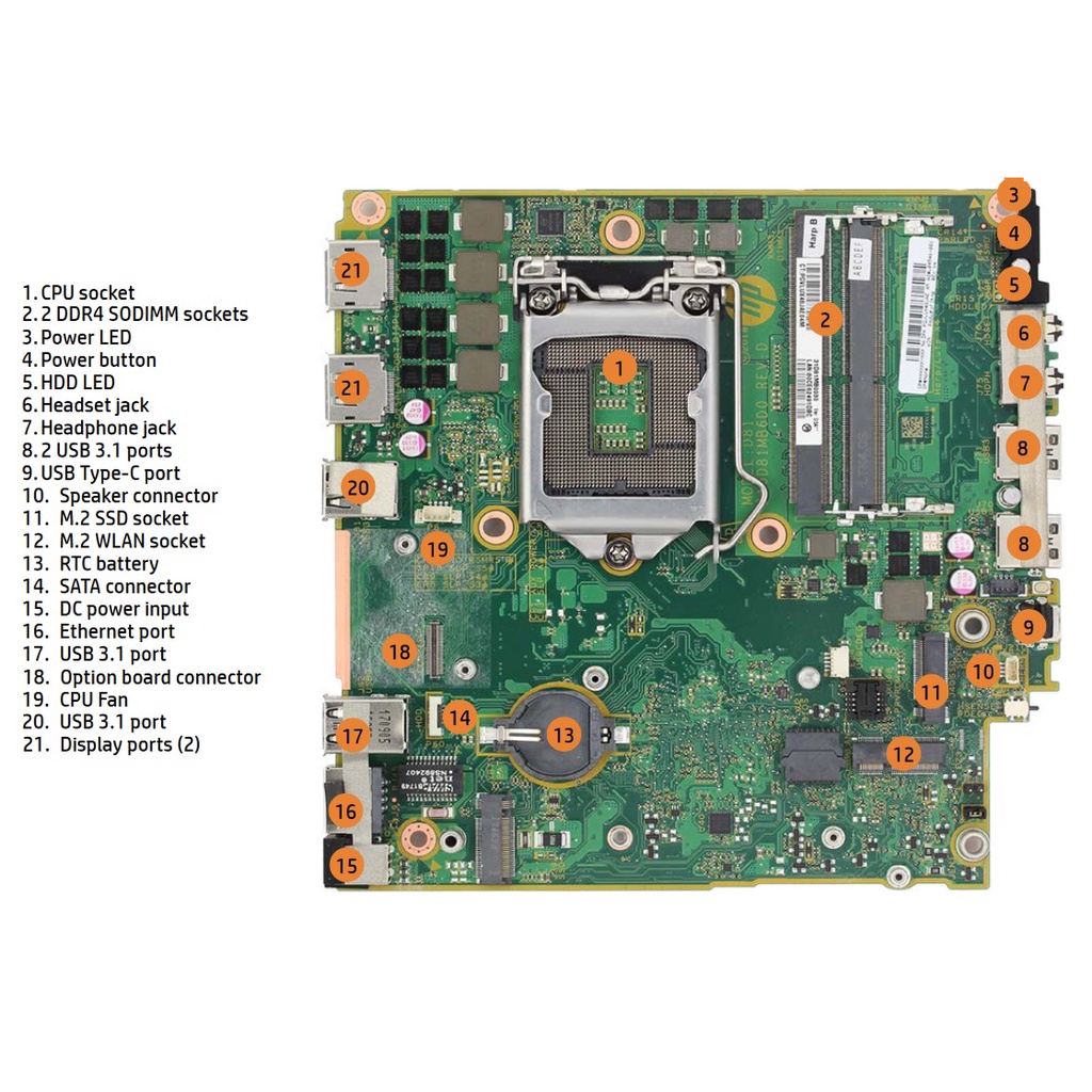 Motherboard Hp Prodesk   Elitedesk 400  600  800  Mp9 - Mainboard Mini 