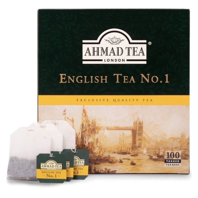 Ahmad Tea English Tea No.1, 100 Teabags,200g Shopee Malaysia
