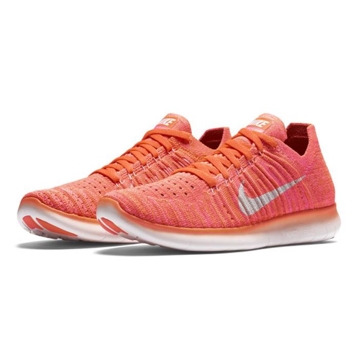 Nike free run outlet flyknit orange