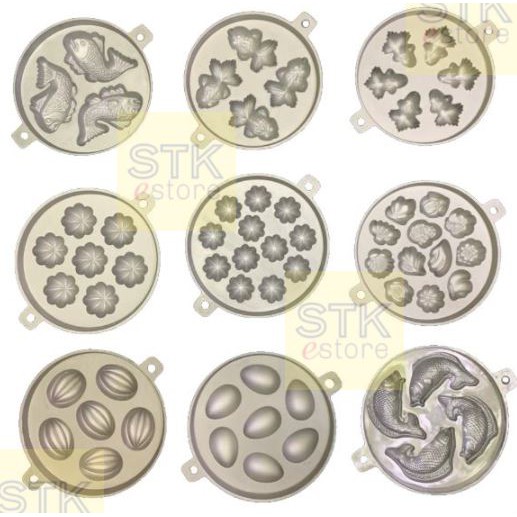 Acuan Bahulu Aluminium / Aluminium Mould / Acuan Kuih Cara # 7 inch ...