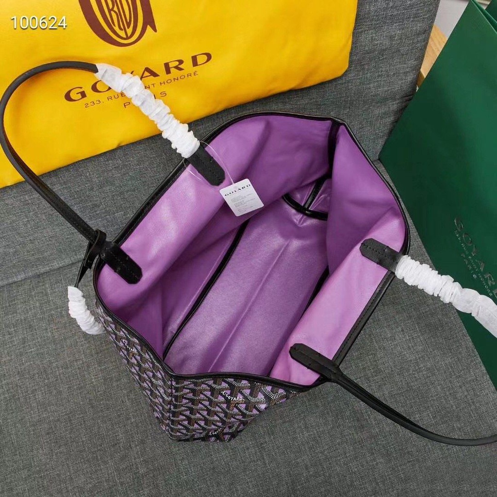 SNNBJH Ready Stock goyard bag organizer Genuine 2020 Korea Dongdaemun Dog  Tooth EMO Vegetable Basket Tote Fashion Handbag Child Mother