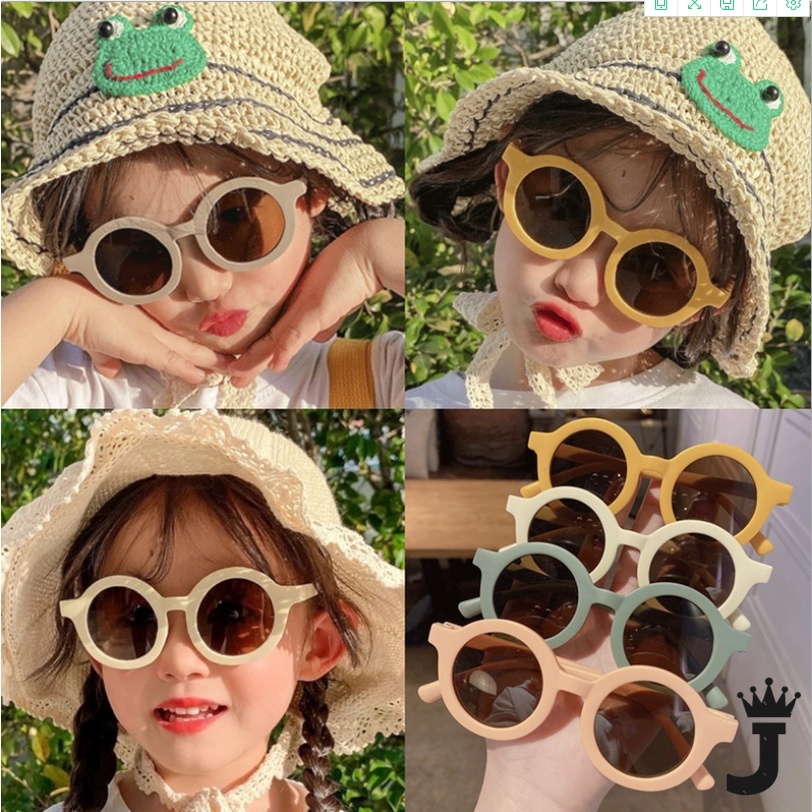 JK Retro Kids Sunglasses Outdoor Beach Protection Glasses Toddler ...