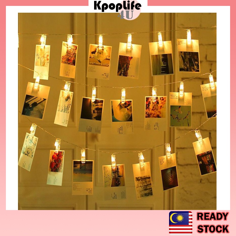Clipper Type LED Lights for Photocards Decorations 3meter for Lomo card ...