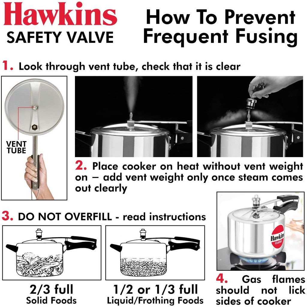 Hawkins pressure cooker safety valve hotsell