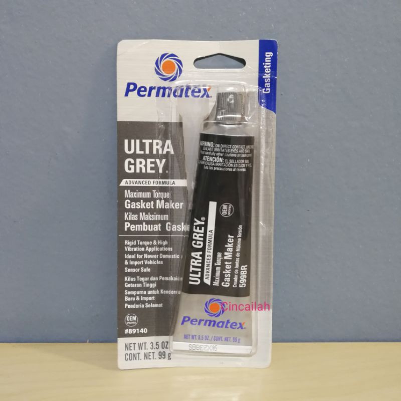 Permatex Ultra Grey RTV Maximum Torque Gasket Maker 99g 89140 | Shopee ...