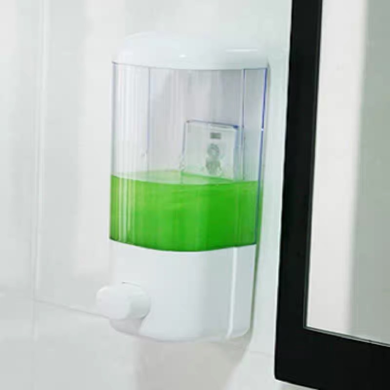 Bathroom Soap Dispenser Holder Wall Mounted Hand wash Liquid Pump ...