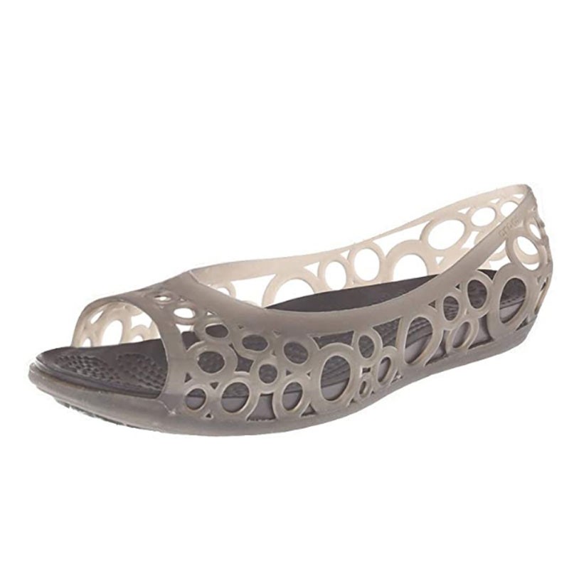 ORIGINAL CROCS Adrina Ladies Flats Black Black Size UK7 EUR41 W9 Shopee Malaysia