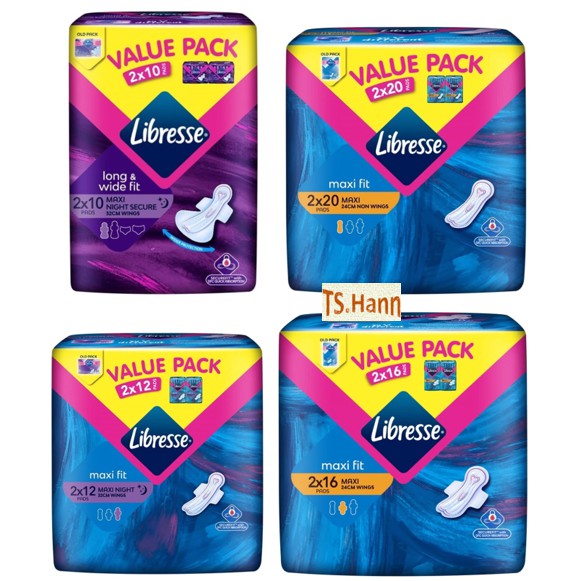 Libresse Sanitary Pad Twin Pack Day / Night Shopee Malaysia