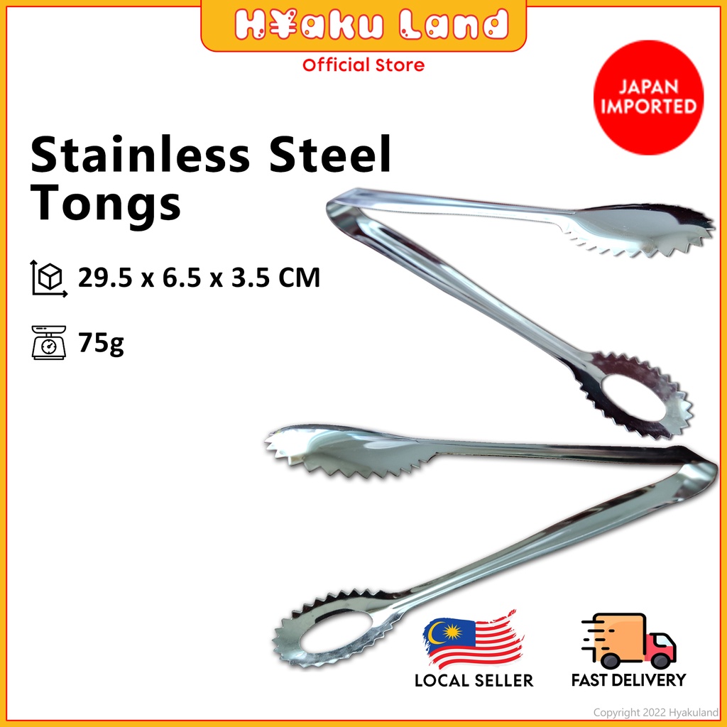 Japan Stainless Steel Tongs Cooking Tong Kitchen Food Clippers Clip BBQ