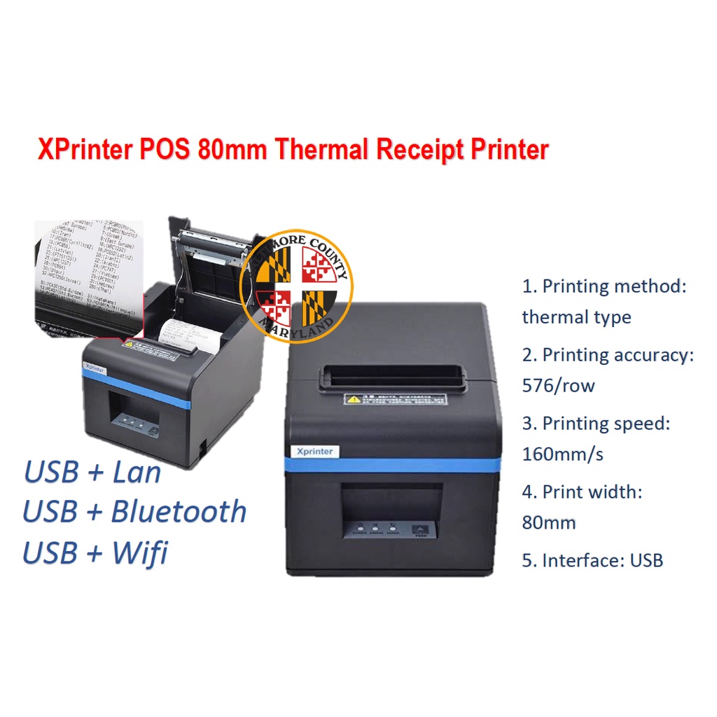 Xprinter XP-N160II Thermal Receipt Printer | Shopee Malaysia