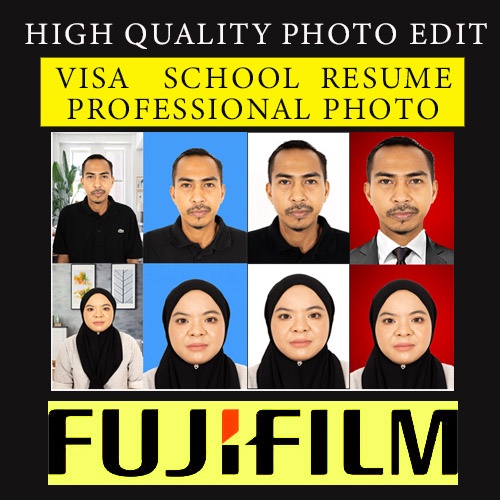 *SOFTCOPY ONLY* Edited Service Gambar Professional Passport/Visa/Lesen ...