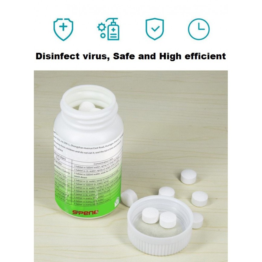 ( Ship Out Selangor ) CIO2/CLO2 Chlorine Dioxide Disinfectant Tablet