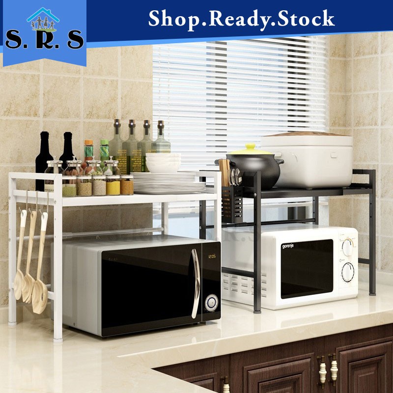 SRS_Microwave Rack Oven Rack Kitchen Rack Stainless Steel Storage Rack ...