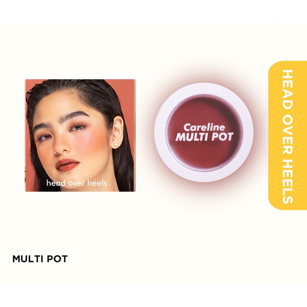 Careline Multi Pot (Multi use, Blush on, Eyeshadow, Longwearing, Makeup