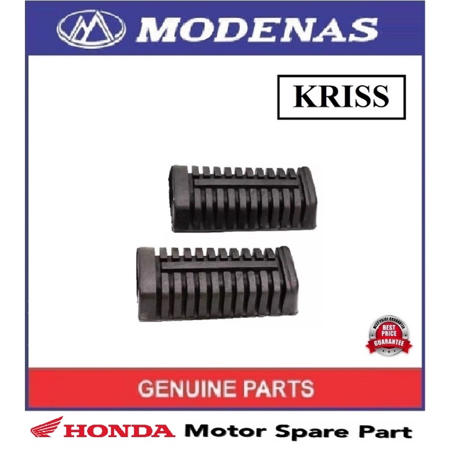 MODENAS KRISS FRONT FOOTREST RUBBER GETAH PIJAK LETAK KAKI DEPAN FOOT