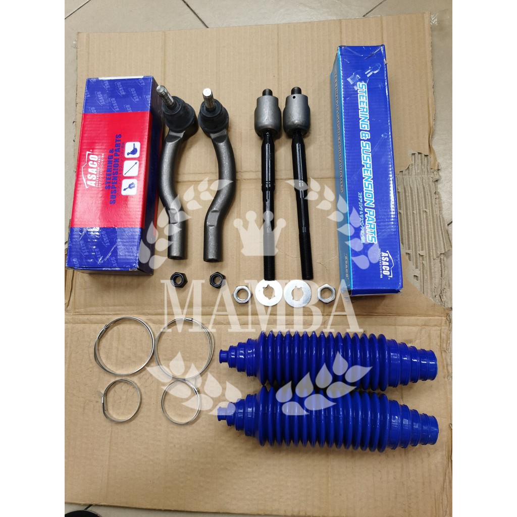 TIE ROD END & RACK END TOYOTA CAMRY ACV30, ESTIMA ACR30 SET WITH BOOT ...