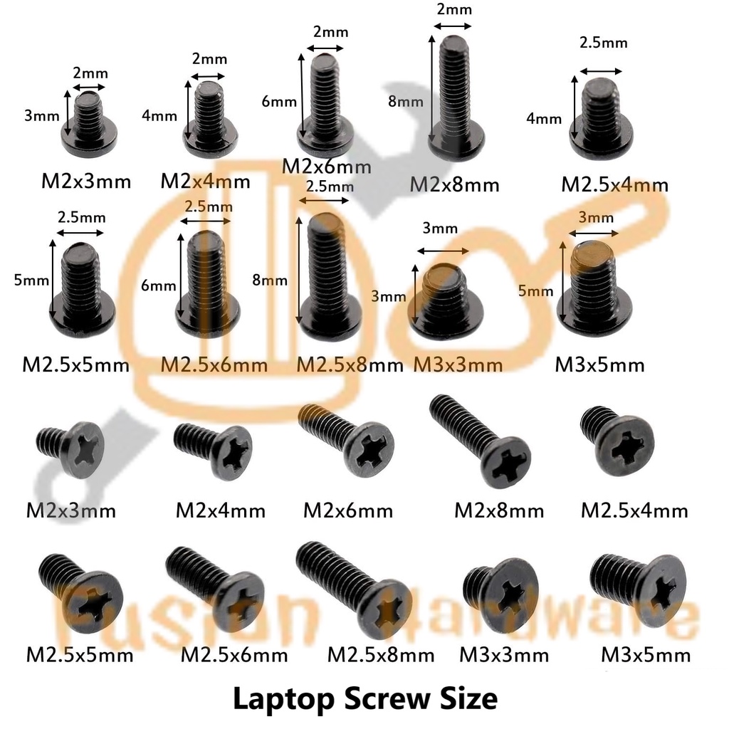 🔥 Ready Stock 🔥 M2 & M2.5 & M3 Screw for Laptop Repair Screws | Shopee ...