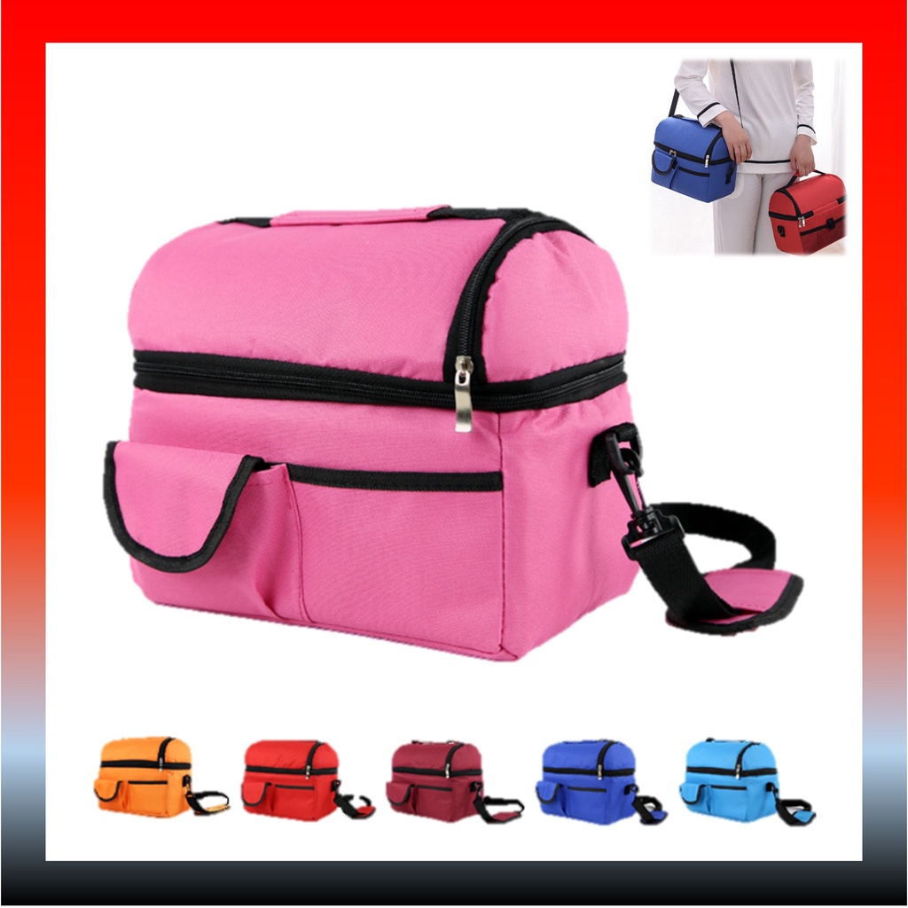 Breastmilk Cooler Bag Storage Double Layer Insulation Large Compartment