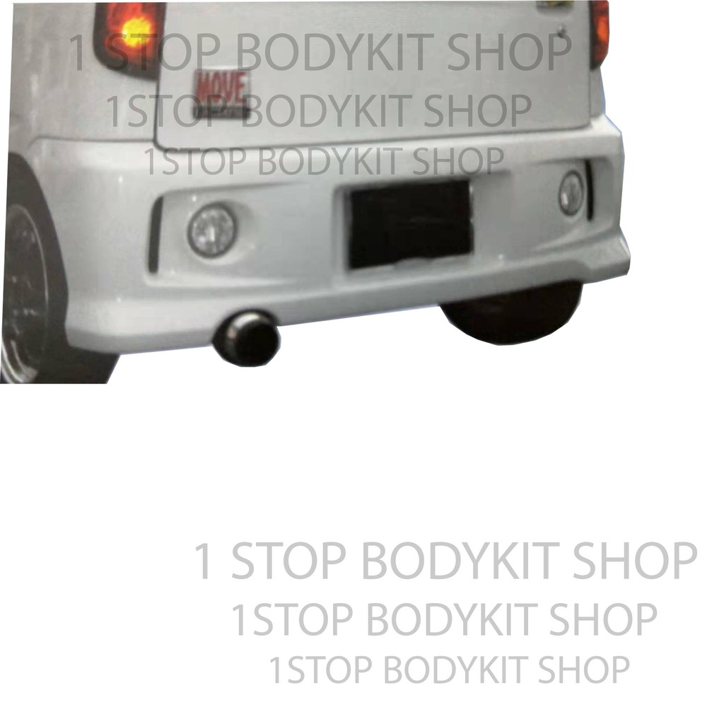 PERODUA KENARI REAR BUMPER WITH LAMP (MOVE)FIBER(FIBERGLASS)SKIRT LIP ...