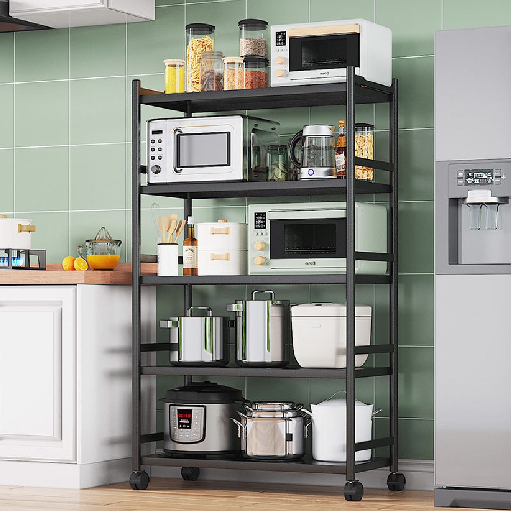 Worthbuy Adjustable And Moveable Kitchen Pan/Pot Organizer Storage Rack ...