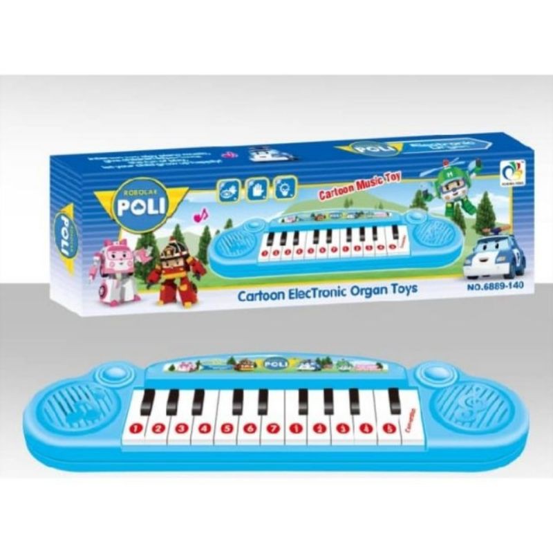 Mini Robocar Piano Toy With Music & Light Toy Shopee Malaysia