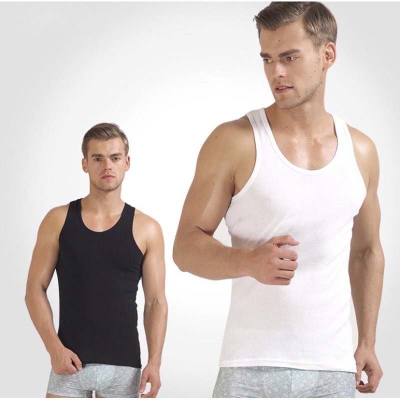 Men Singlet Seamless Cotton Tank Man Tops Underwear Fitness