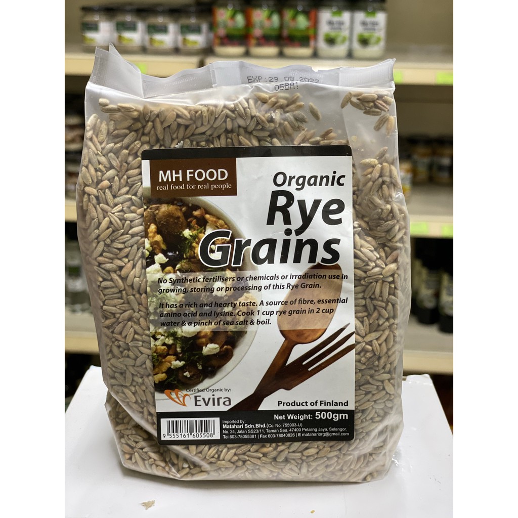 (MH Food) Organic Rye Grains | Shopee Malaysia